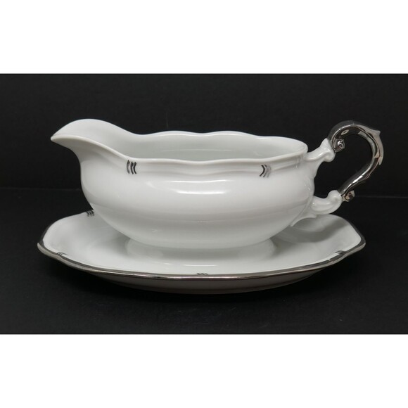 Plankenhammer Floss Bavaria Porcelain Gravy Boat -  Made In Germany RARE - Picture 1 of 7